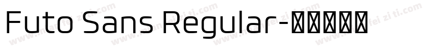 Futo Sans Regular字体转换